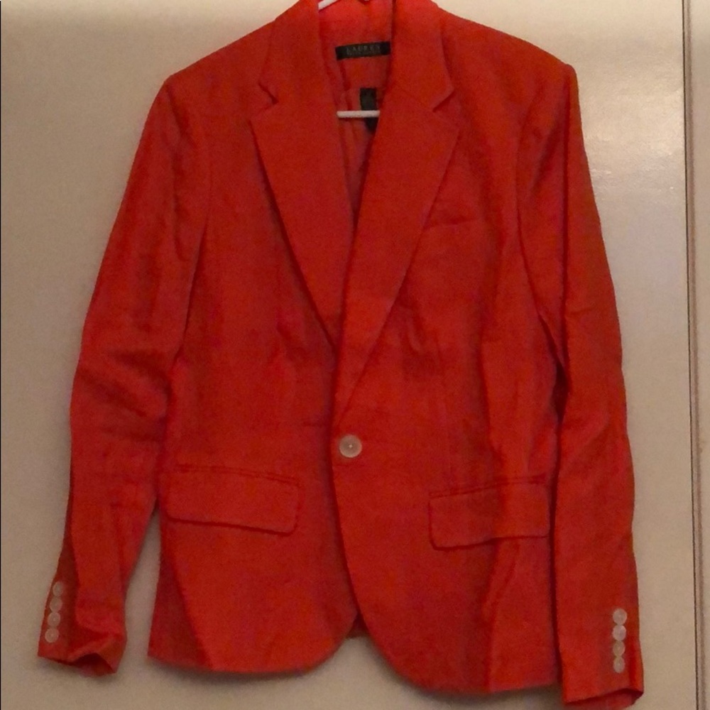 Orange Blazer Ralph Lauren